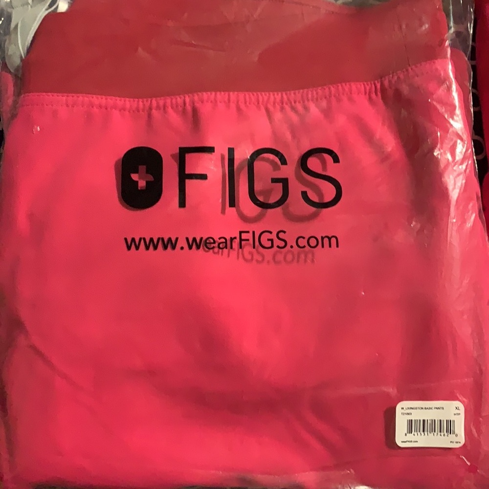 Figs ltd edition shocking pink Livingston scrubs